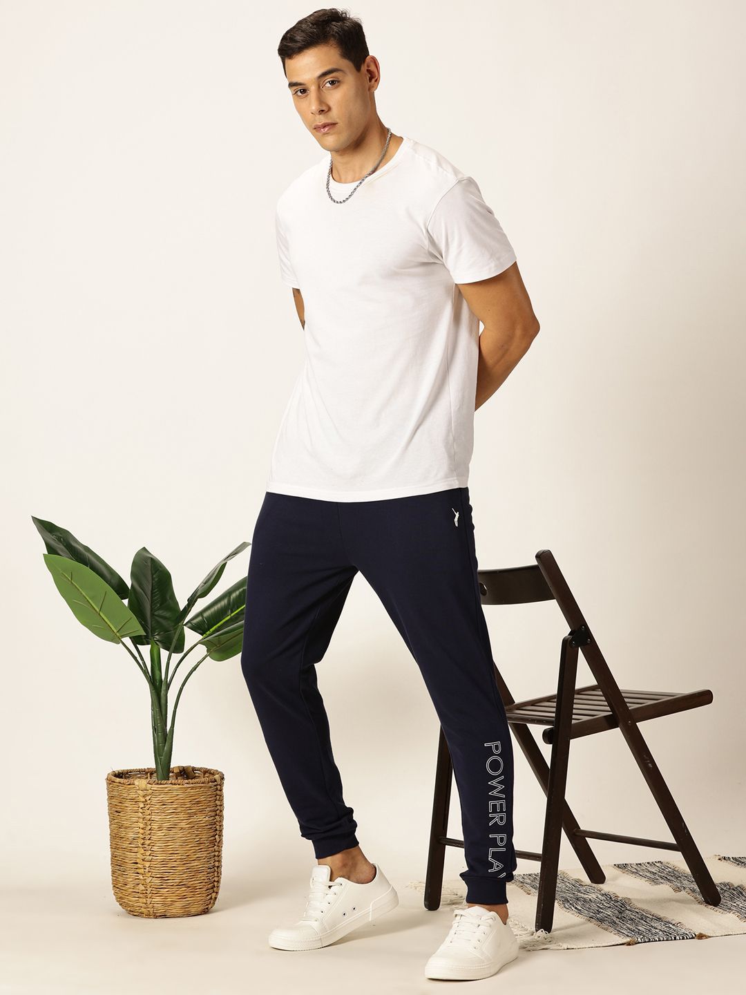 Thomas Scott Men Slim Fit Mid-Rise Joggers