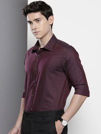 The Indian Garage Co. X Luxe Slim Fit Checked Formal Shirt