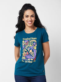 SPYKAR Round Neck Printed Ethnic T-shirt