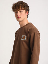 THE BEAR HOUSE Graphic Printed Pullover Sweatshirt