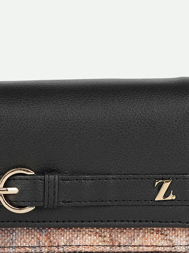 ZOUK Ladakh Impasto Abstract Printed Sling Bag