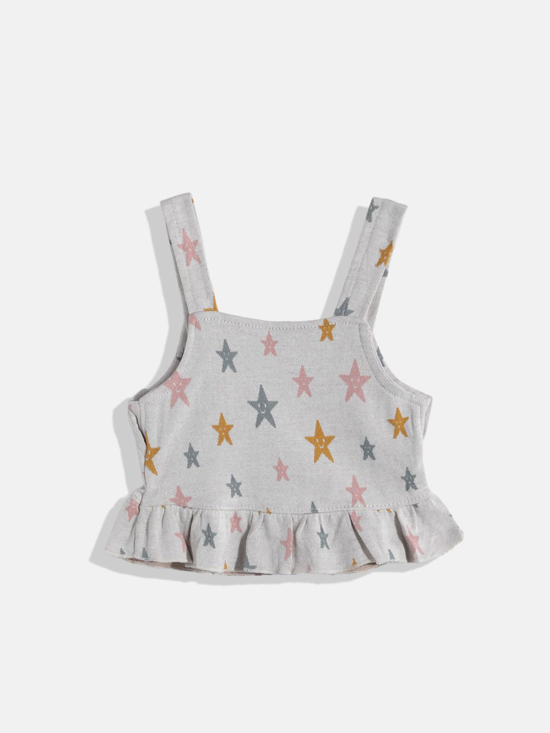 Moms Love Infant Girls Printed Pure Cotton Clothing Set