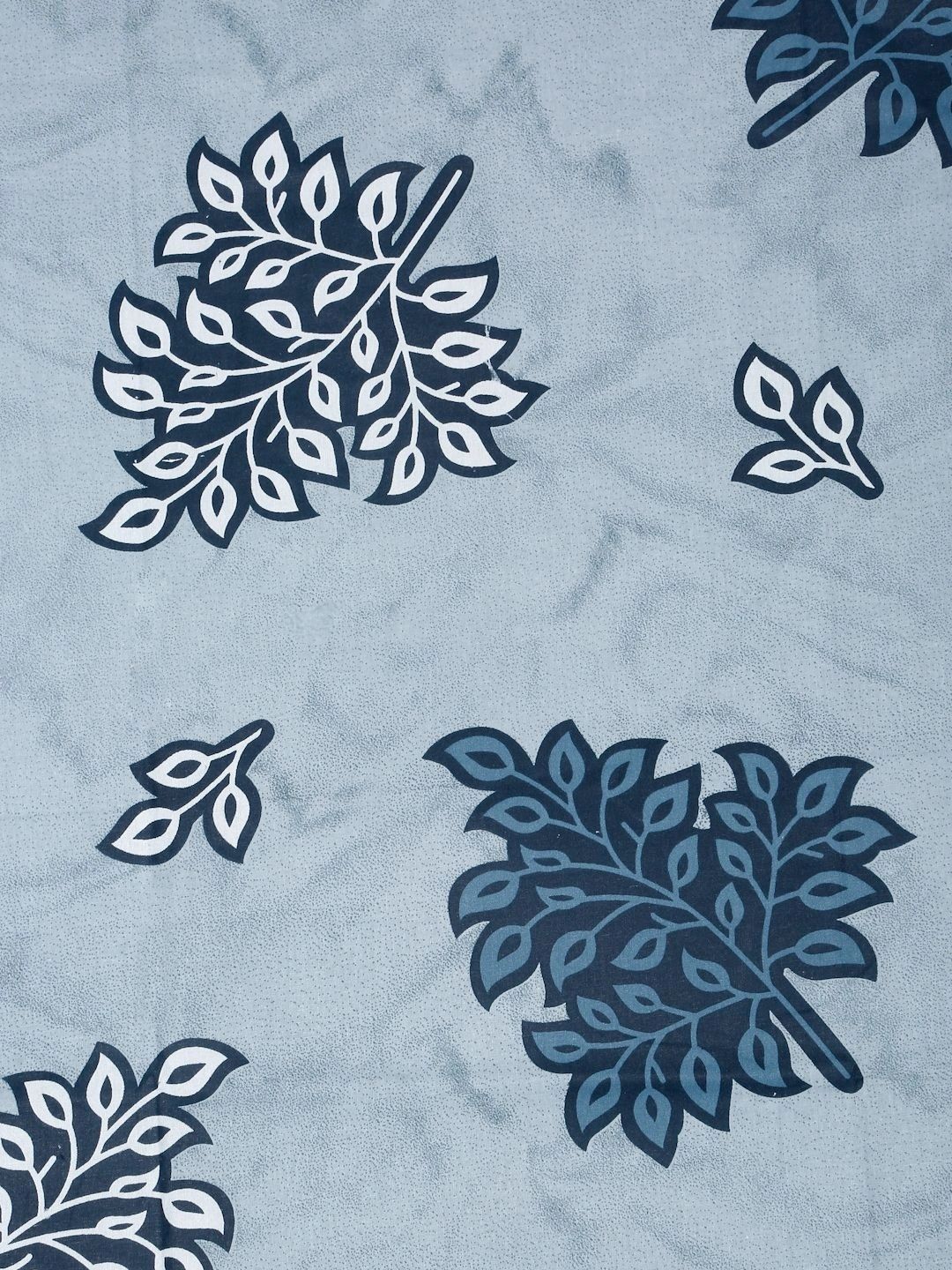 Myntra Elegant Homes Blue Floral 400 TC Single Bedsheet with 1 Pillow Covers