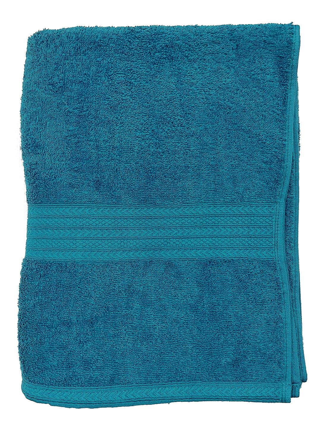 BOMBAY DYEING Tulip Navy Blue Pure Cotton 450 GSM Bath Towel