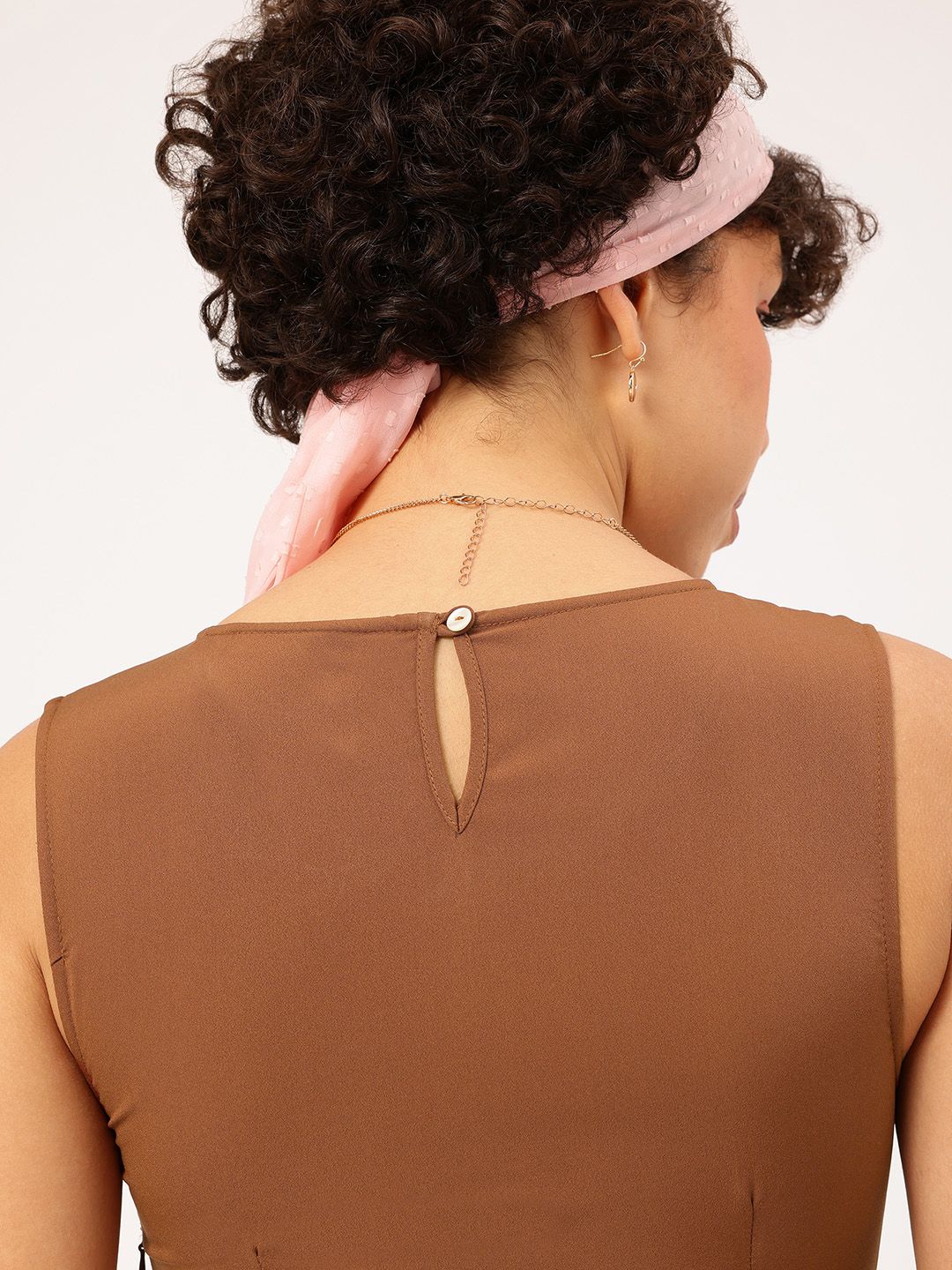 DressBerry Tie-Up Detail Mini Dress