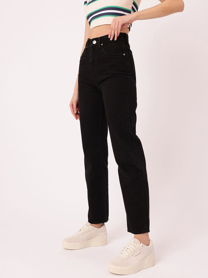 DressBerry Women Soft Edge High-Rise Jeans