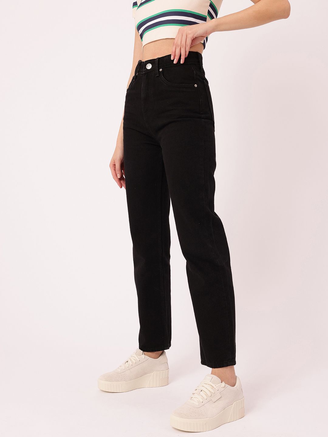 DressBerry Women Soft Edge High-Rise Jeans