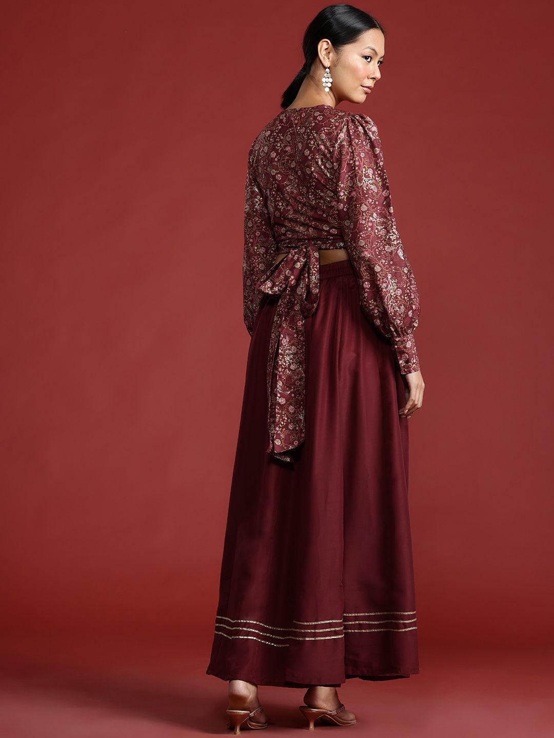 all about you Floral Printed Ready to Wear Lehenga Choli