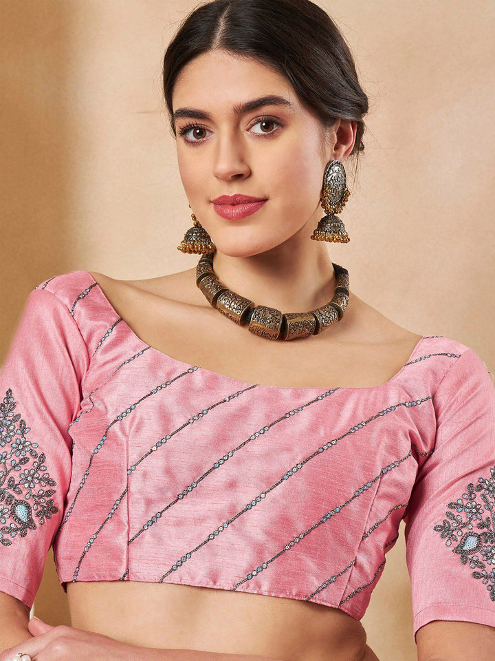Saree mall Embellished Sequinned Poly Georgette Sarees