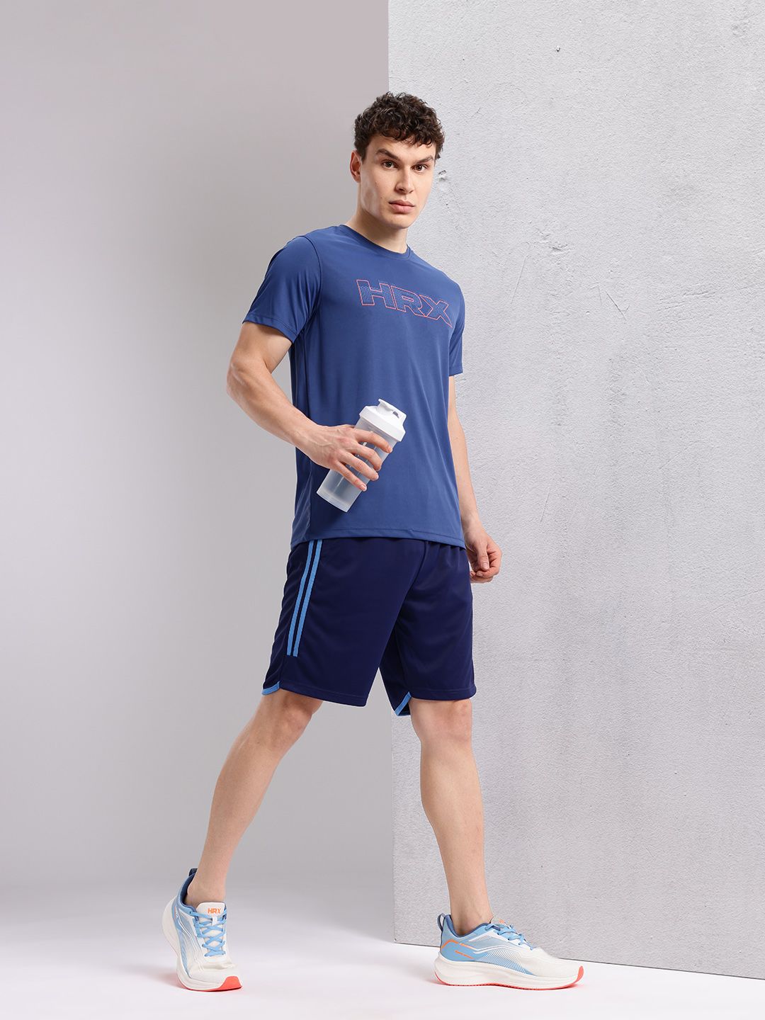 HRX by Hrithik Roshan Men Striped Running Sports