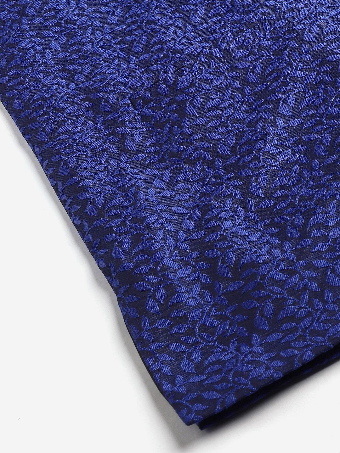 SOJANYA Kurta Bunga Biru Lelaki dengan Jaket Churidar & Nehru