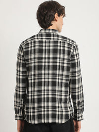 THE BEAR HOUSE Checked Slim Fit Pure Cotton Casual Shirt