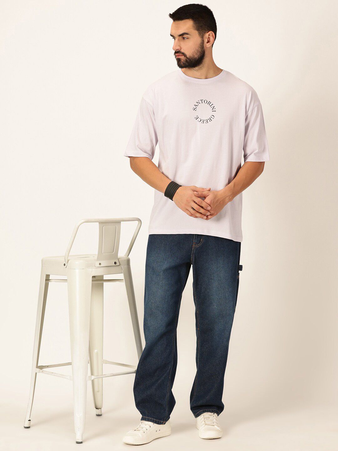 Thomas Scott Round Neck Printed Pure Cotton T-shirt
