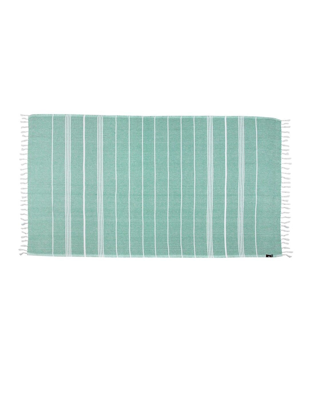 KLOTTHE Unisex Set Of 4 Striped 233 GSM Bath Towels