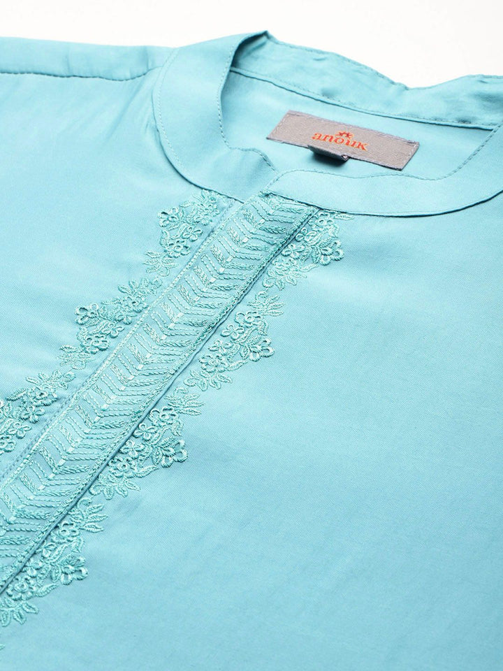 Anouk Tyohaar Collection Straight Kurta with Thread Work
