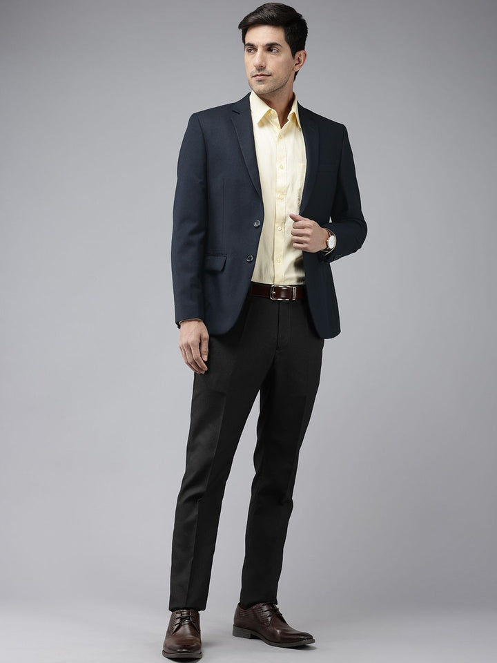 Park Avenue Single-Breasted Slim Fit Formal Blazer