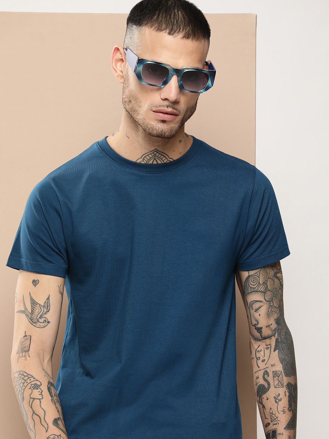 Difference of Opinion Men Pure Cotton T-shirt