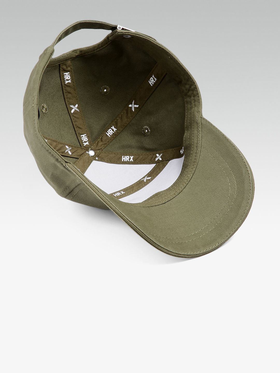 HRX by Hrithik Roshan Unisex Olive Green Cotton Baseball Cap