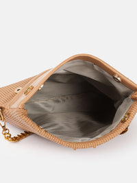 DressBerry Textured Structured Handheld Bag