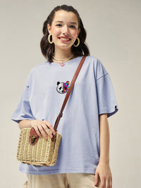 Bewakoof Better & Better Graphic Printed Drop-Shoulder Sleeves Oversized Cotton T-shirt