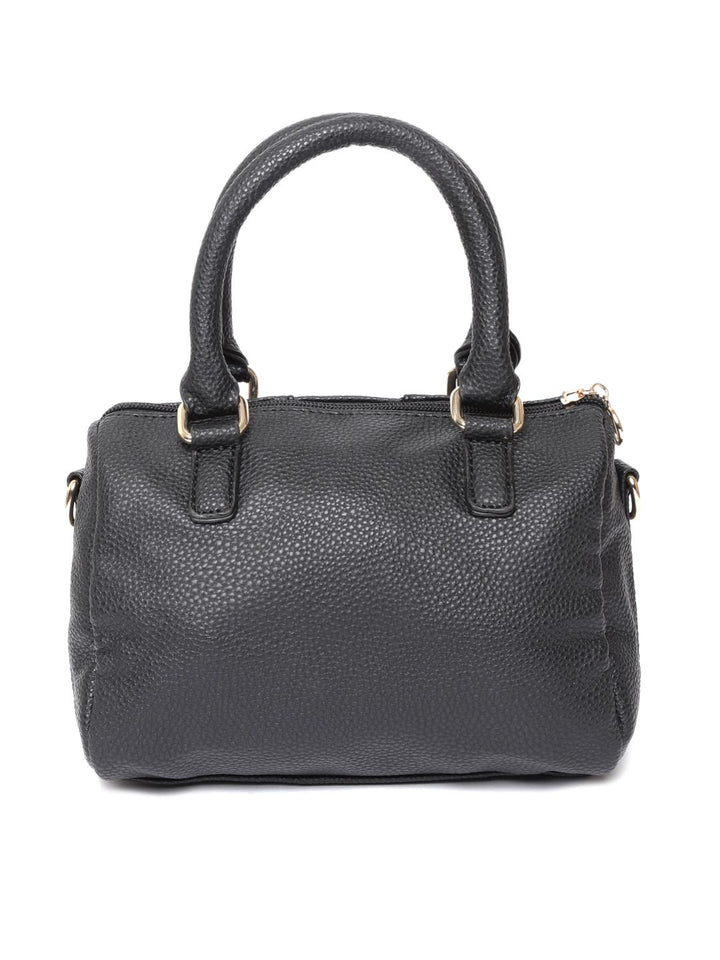 Lino Perros Black Solid Handheld Bag