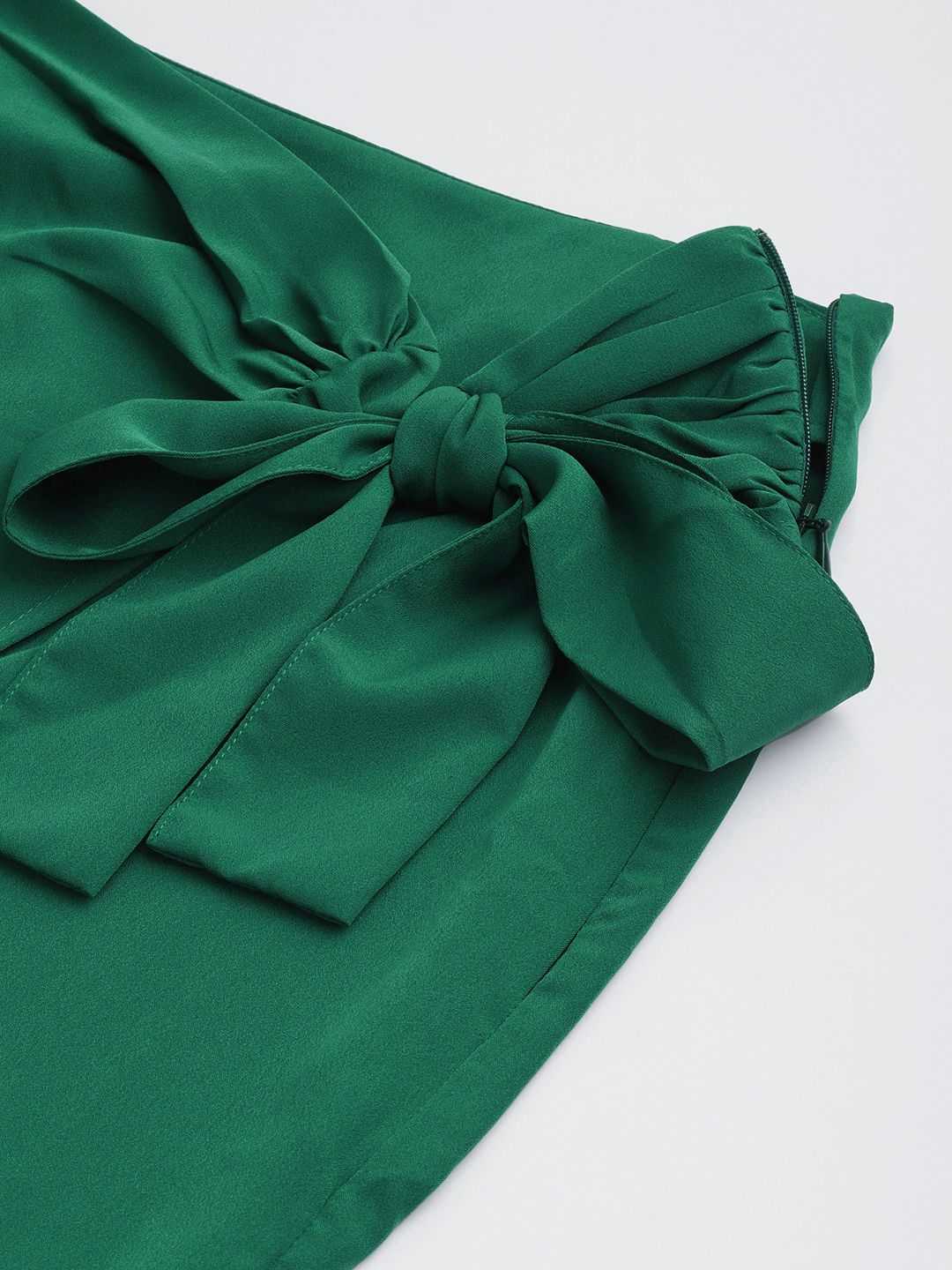 DressBerry Easy Breezy Vibes Bow Down Wrap Midi Skirt