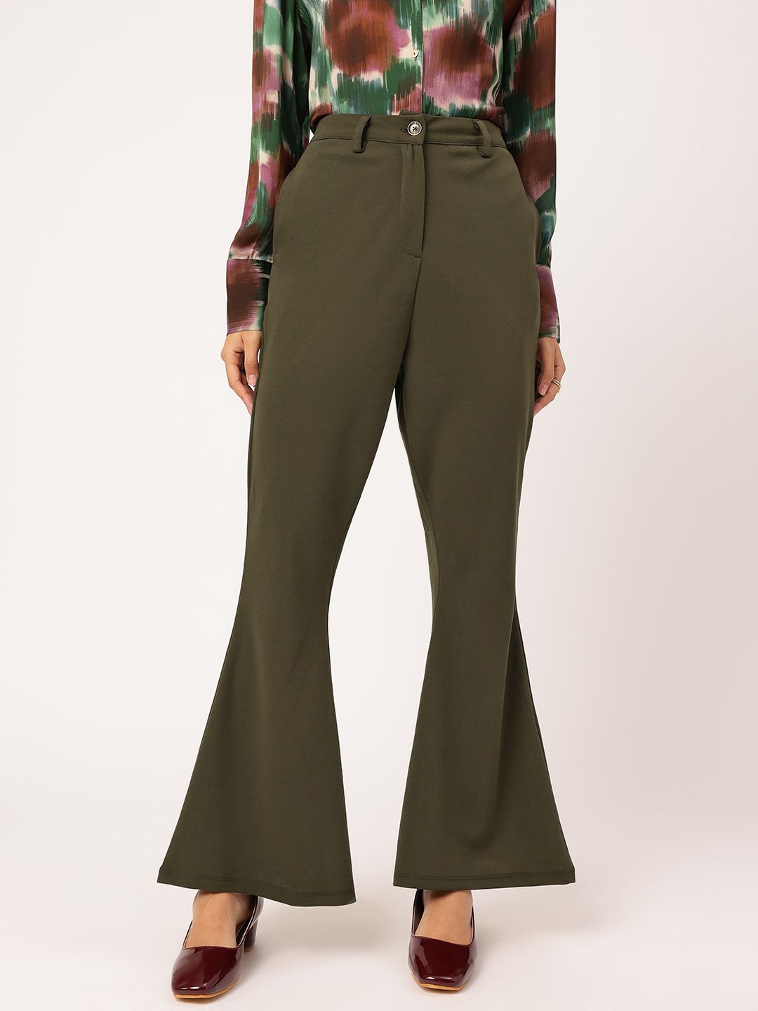 DressBerry Women Flared Trousers