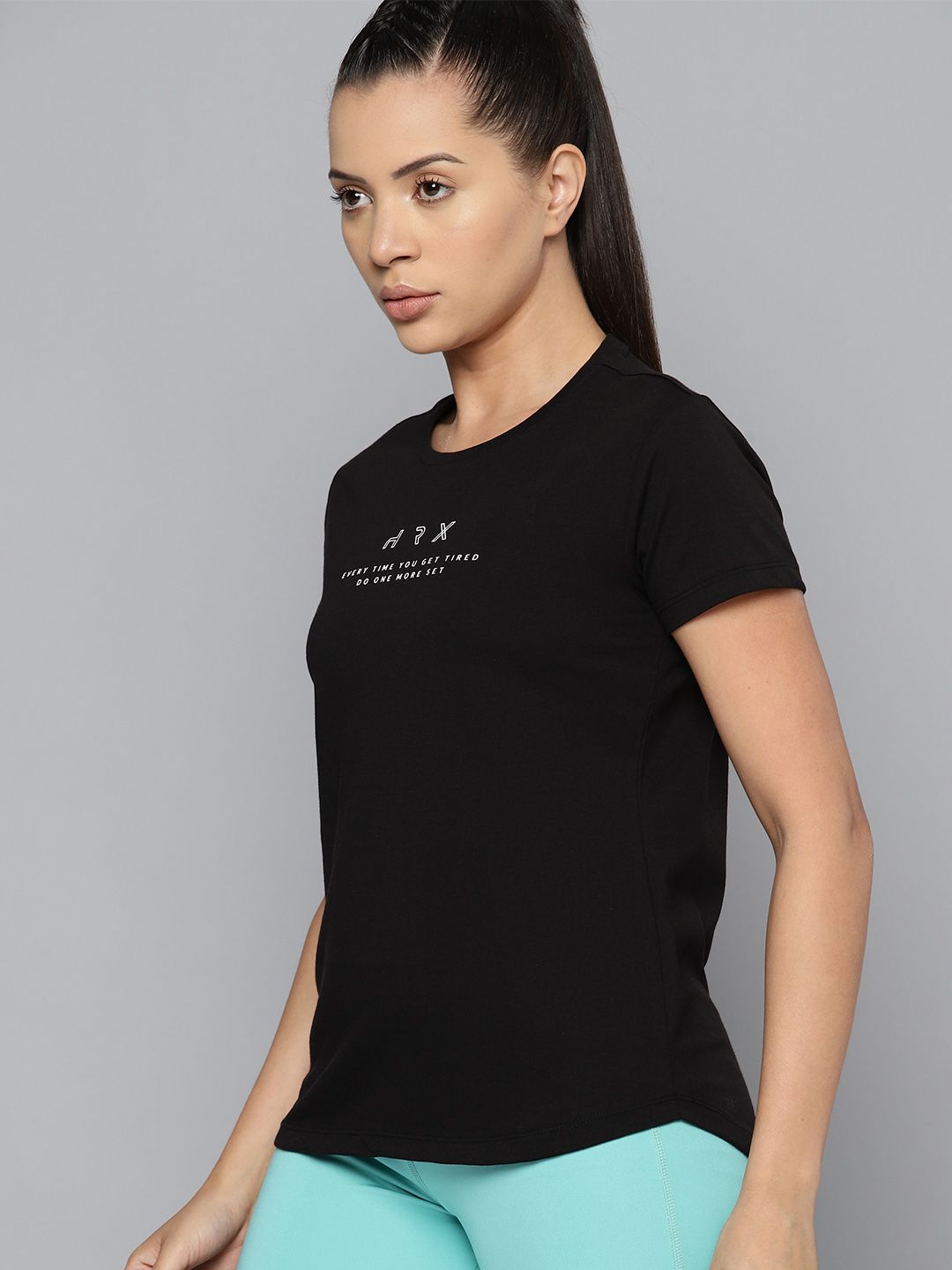 HRX by Hrithik Roshan Brand Logo Rapid-Dry Training T-shirt