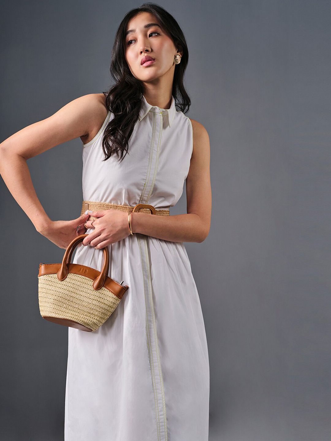 AND Solid Maxi Dress