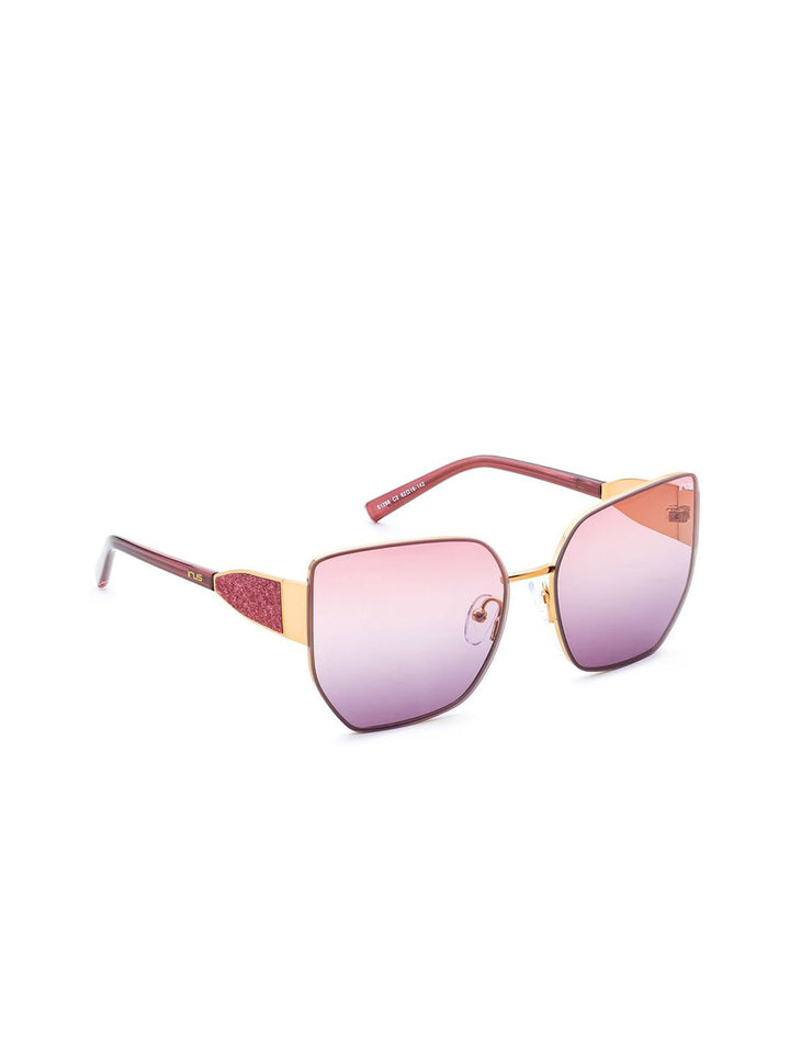 IRUS by IDEE Women Butterfly Sunglasses with UV Protected Lens IRS1298C3SG