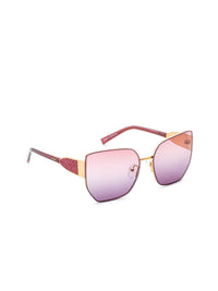 IRUS by IDEE Women Butterfly Sunglasses with UV Protected Lens IRS1298C3SG