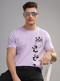 ADRO Men Typography Printed Applique T-shirt