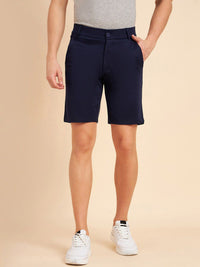 Sweet Dreams Men Indigo Mid-Rise Cotton Shorts