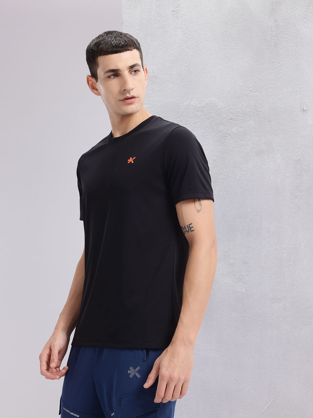 HRX by Hrithik Roshan Men Printed Rapid-Dry Training T-shirt