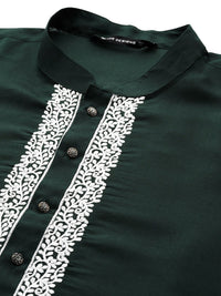 See Designs Embroidered Yoke Design Kurta with Pyjamas