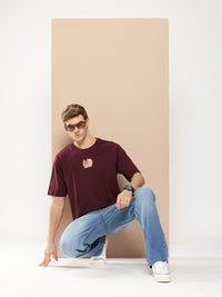 Difference of Opinion Men Graphic Printed Oversized T-shirt