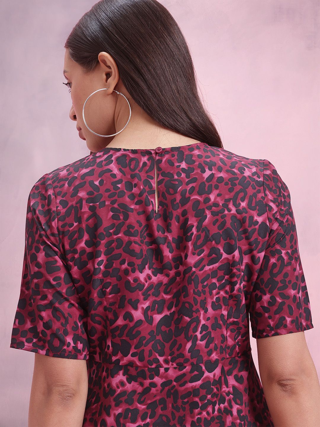 DressBerry Animal Print A-Line Dress
