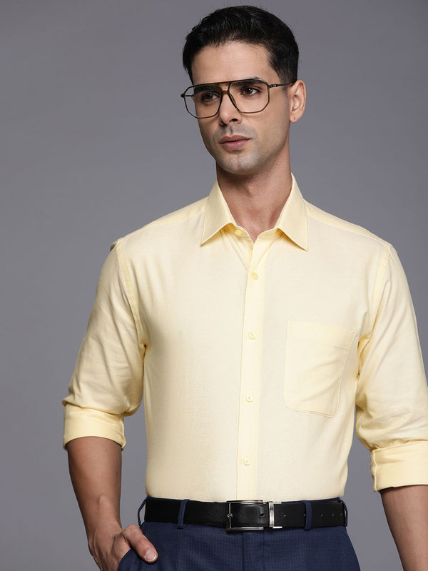 Raymond Pure Cotton Slim Fit Cutaway Collar Full Sleeves Formal Shirt