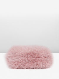 DressBerry Structured Handheld Bag With Fur