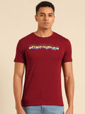 Being Human Typography Printed Pure Cotton T-shirt