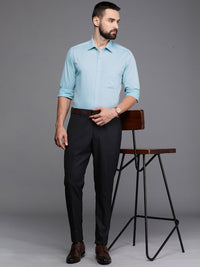 Raymond Pure Cotton Self Design Slim Fit Opaque Formal Shirt
