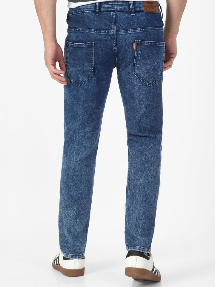Urbano Fashion Men Clean Look Heavy Fade Stretchable Jeans