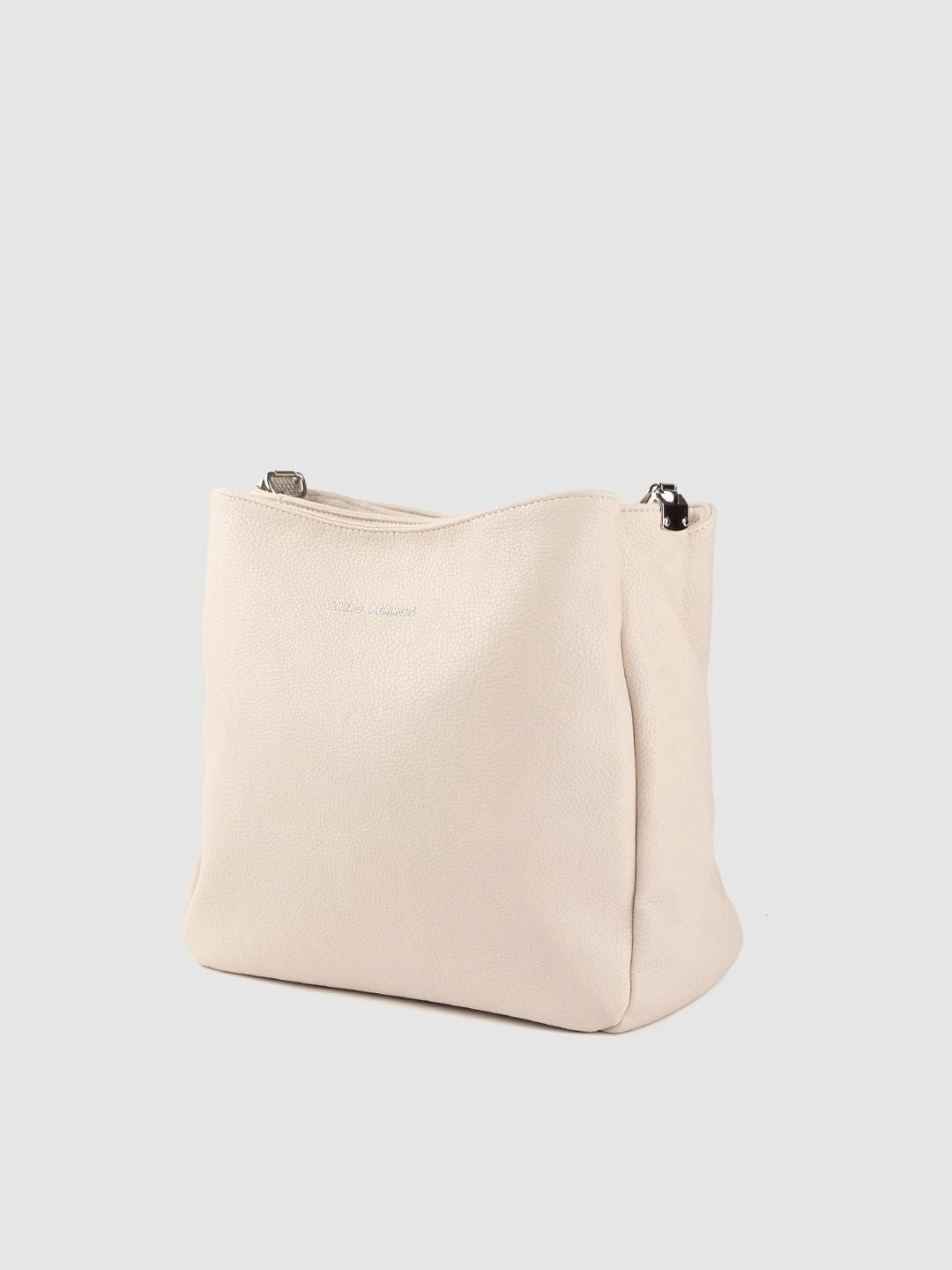Lino Perros Off-White Solid Hobo Bag