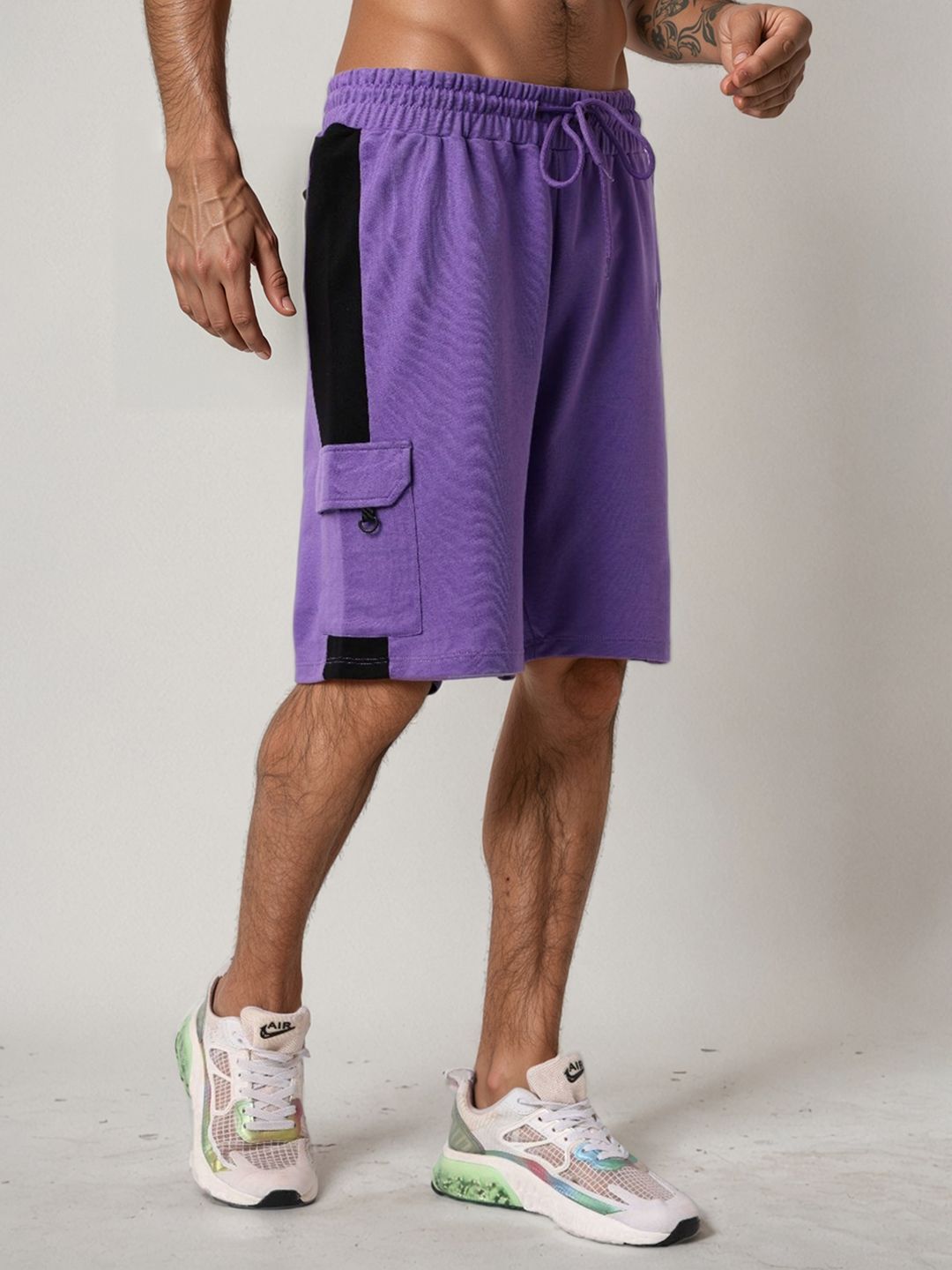 The Indian Garage Co. Men Superman Printed Oversized Fit Shorts