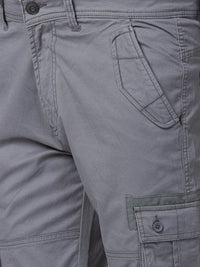SPYKAR Men Mid-Rise Cotton Cargos Trousers