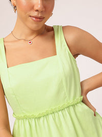 DressBerry Ruffled Radiance A-Line Mini Dress