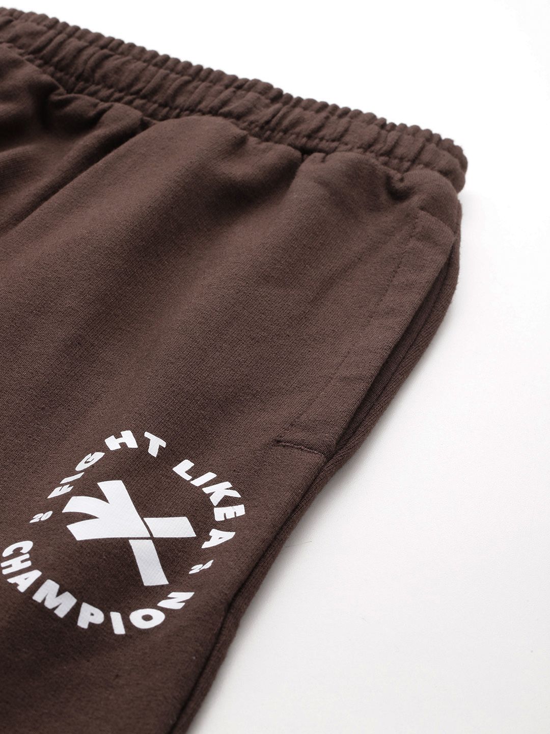 HRX by Hrithik Roshan Men Brand Logo Detail Mid-Rise Regular Fit Training Joggers