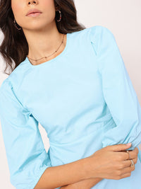 DressBerry Bow-Detail Styled Back A-line Top