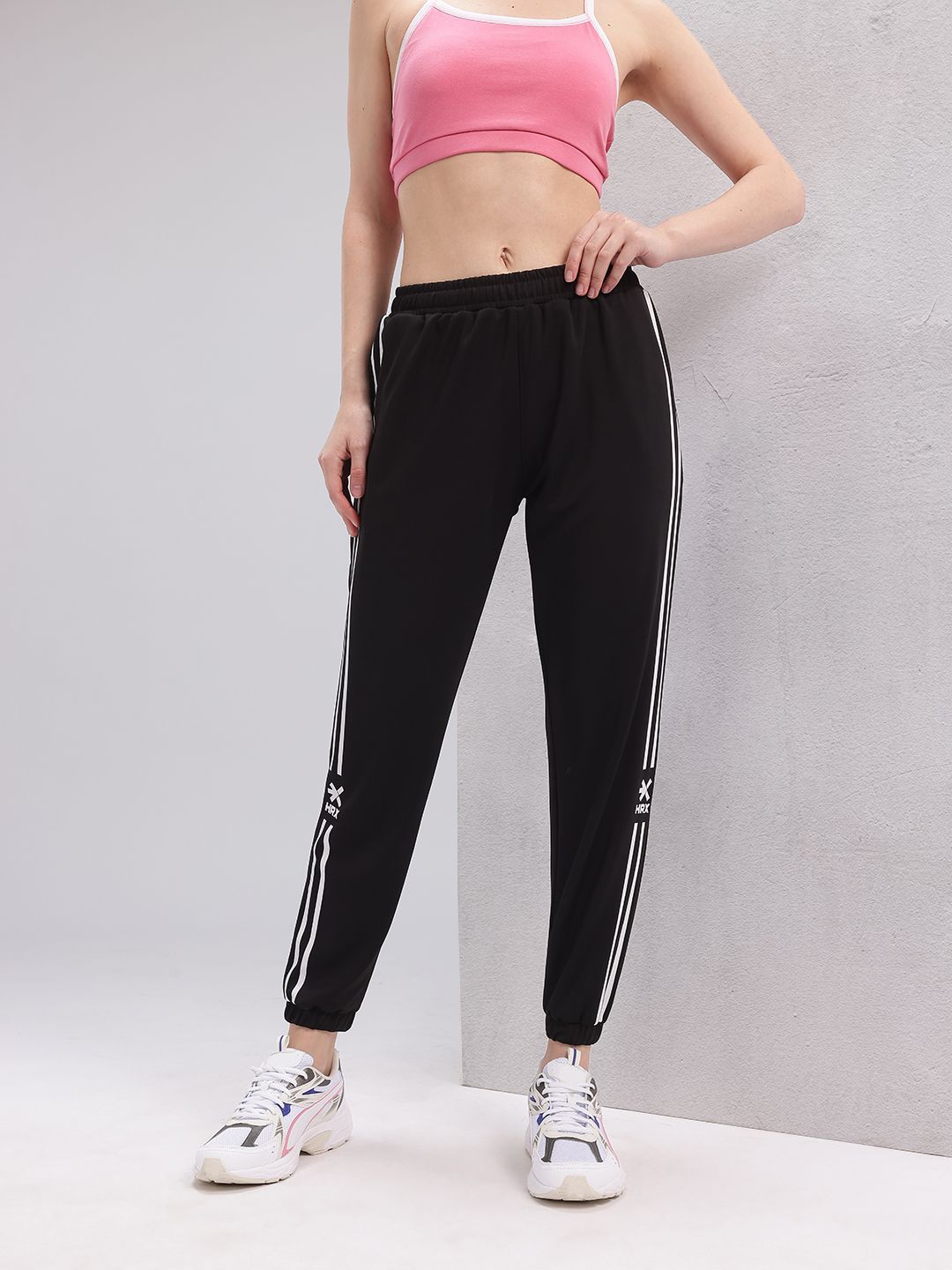 HRX by Hrithik Roshan Women Side Stripe Training Joggers