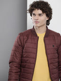 The Indian Garage Co Men Solid Zip-Front Puffer Jacket